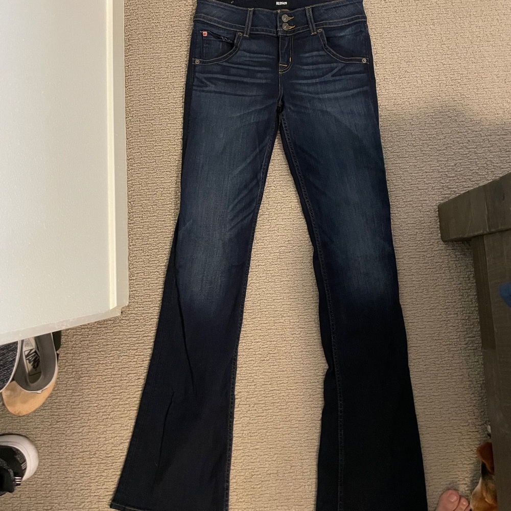NEW Hudson flare jeans low rise